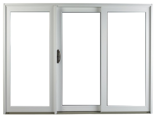 Exterior View | White | No Glass Dividers | Oil-Rubbed Handle | 3 Panel Door